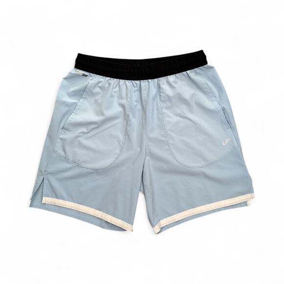 UNIPRO Men’s Qwick-Dry Running Short Light Blue Size Small 7” Inseam - Picture 2 of 6